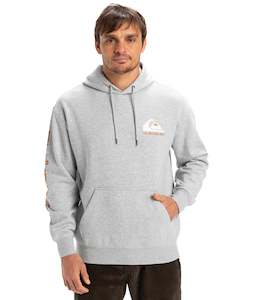 Quiksilver: OMNI LOGO HOODIE - LIGHT GREY HEATHER
