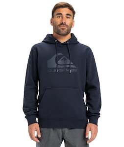 Quiksilver: COMP LOGO HOODIE - DARK NAVY