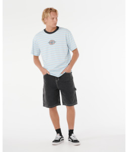 Rip Curl: RAW ENERGY STRIPEY TEE - BLUE WIND