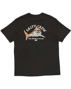 Salty Crew: LURKING CLASSIC SS TEE-BLACK