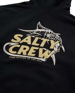 Salty Crew: HOOK UP MW FLEECE - BLACK