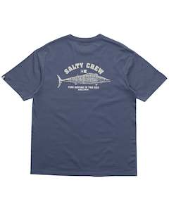 Salty Crew: WAHOO STAMP PREMIUM SS TEE - COASTAL BLUE