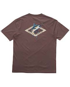 Salty Crew: DIAMOND PREMIUM SS TEE - PORT