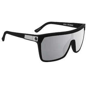 Spy 1: Flynn Soft Matte Black Happy Gray Green Polar With Silver Spectra Mirror