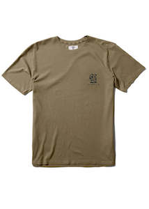 Vissla: Waikiki Daze Organic Blend SS Tee-KHA - KHA-Khaki