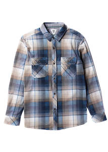 Vissla: Eco-zy LS Polar Flannel-SEA - SEA-SEA WATER