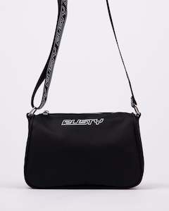 Handbags: HOLLABACK NYLON HANDBAG - BLACK