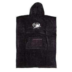Men's Salt Air Poncho Towel - Black