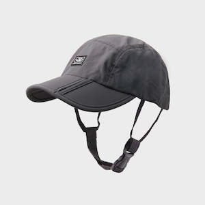 Surf Hats: TROPIC STASH SURF CAP - Black