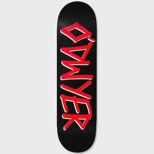 DEATHWISH DECK BID GANG NAME BLK/RED 8.5