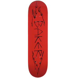 Skate Decks: BAKER DECK RILEY HAWK RED FEATHERS 8.125