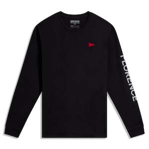 Burgee Long Sleeve T-Shirt - Black