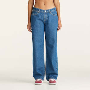 Womens Pants: LOW BELLA BAGGY LUSH BLUE