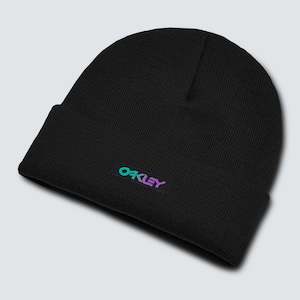 Beanies: B1B GRADIENT PATCH BEANIE - Blackout