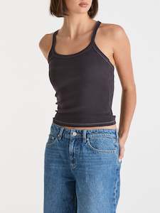 LEE ASYMMETRIC CAMI CHARCOAL BLUE