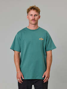 SHAG SEA TEE - VINTAGE TEAL