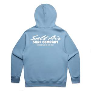 Fleece: SURF CO PUFF - Relaxed Hood - Carolina Blue