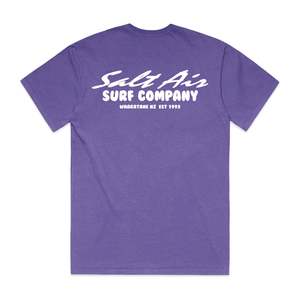 SURF CO PUFF - Heavy Tee -Faded Violet