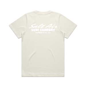 WOMENS SURF CO PUFF Heavy Tee - Ecru