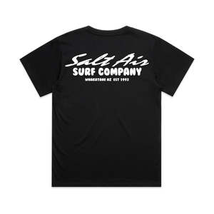 Tees 1: WOMENS SURF CO PUFF Martina Boyfriend Tee - Black