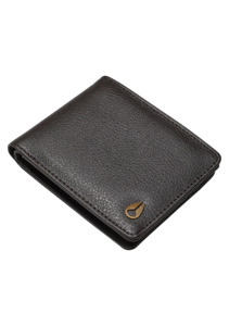 Pass Vegan Leather Wallet - Brown