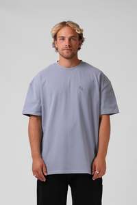 Rpm: Sanded OS Tee - Dusty Blue
