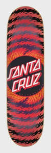 Skate Decks: FLAME RINGED DOT 7 PLY BIRCH 8.5IN X 32.2IN SANTA CRUZ DECKS