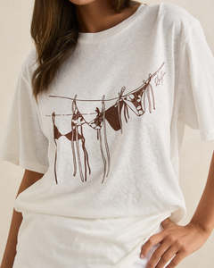 MELIA OVERSIZED T-SHIRT - CHOCOLATE
