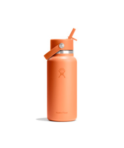 32 Oz Wide Flex Straw Cap - Nectar Orange