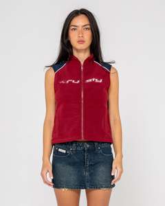 MR COOL POLAR FLEECE VEST - RED