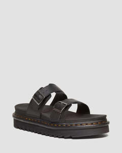 MYLES SLIDE SANDAL BLACK ATHENA