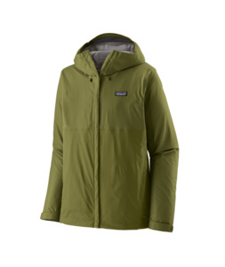 Tops: M's Torrentshell 3L Rain Jkt - Caper Green