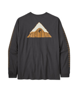 M's L/S Driftways Organic T-Shirt - Ink Black
