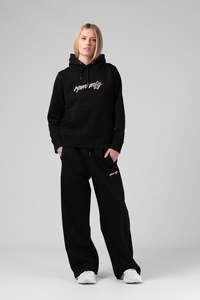 Fleece 1: Script Hood - Black