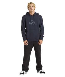 Fleece: COMP LOGO HOOD - DARK NAVY