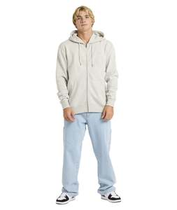 SALT WATER ZIP HOOD - LIGHT GREY HEATHER
