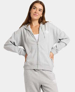 Fleece 1: DREAMY DAYS ZIP HOOD - GREY MARLE