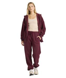 WAVE ESSENTIALS ZIP THRU HOOD - RED DAHLIA