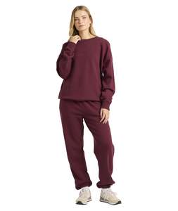 Fleece 1: WAVE ESSENTIALS CREW - RED DAHLIA
