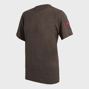 Mens: Airtex Short Sleeve Shirt - Heather Pumice
