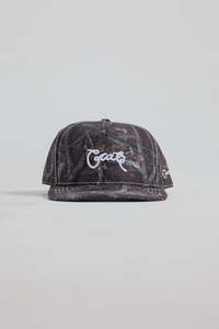 Headwear: Crate Scripted Tree Camo Snap Back - Tree Camo