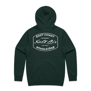 Fleece: Salt Air Hoody Pine Green - East Coast Print