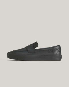 Shoes: SKATE LOAFER SUEDE BLACK/BLACK