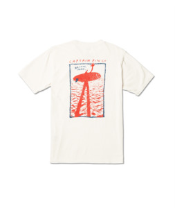 Tees: BE COOL MAN S/S TEE - VINTAGE WHITE