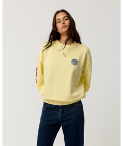 SG HERITAGE OVERSIZED FLEECE - SOFT YELLOW