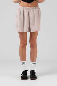 Tilly Short - Olive Pinstripe