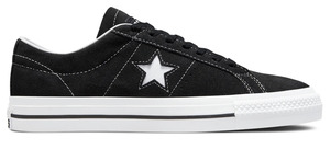 Shoes: ONE STAR PRO LOW BLK - Black/Black/White