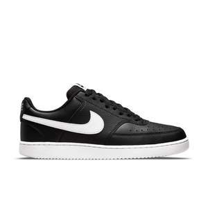 Shoes: Nike Court Vision Low Next Nature - BLACK/WHITE-BLACK