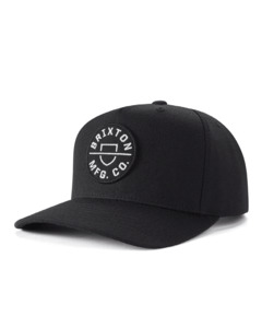 Headwear: CREST C MP SNAPBACK - Black