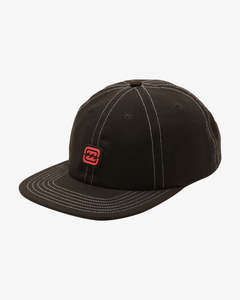 Headwear: BRACKET WAVE SNAPBACK - BLACK